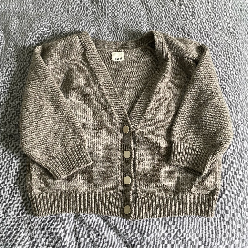 Babaa cardigan no51 in dark mist